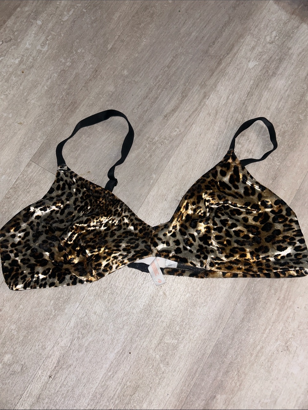 Leopard Print Soft Bralette -